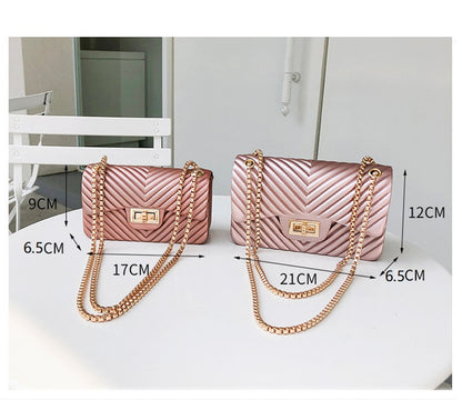 V-chain One Shoulder Messenger Bag Mini