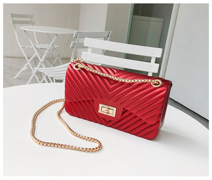 V-chain One Shoulder Messenger Bag Mini