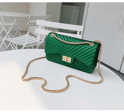V-chain One Shoulder Messenger Bag Mini