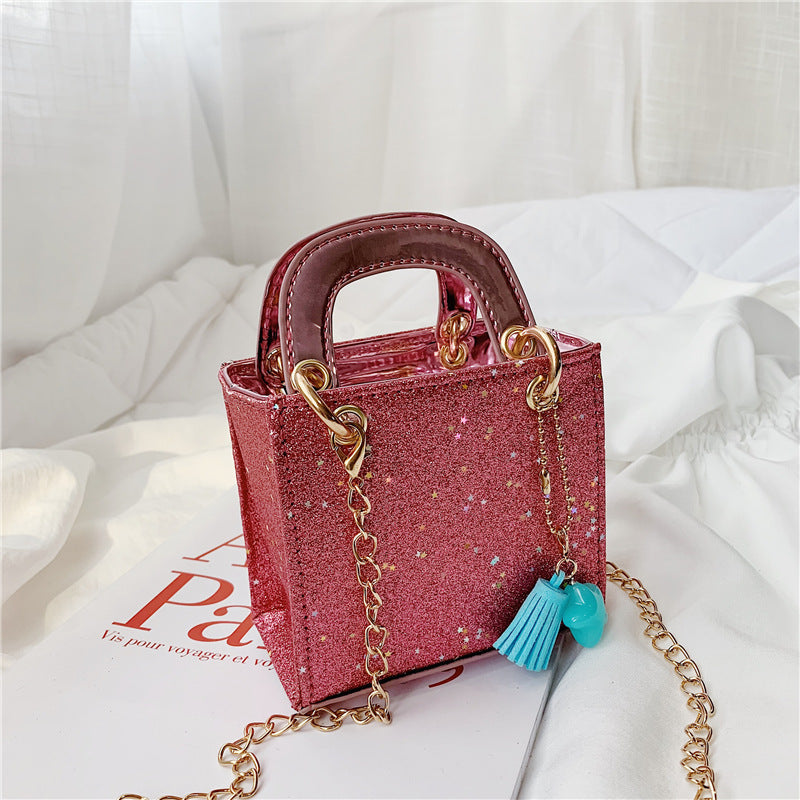 childrens sequined shoulder bag