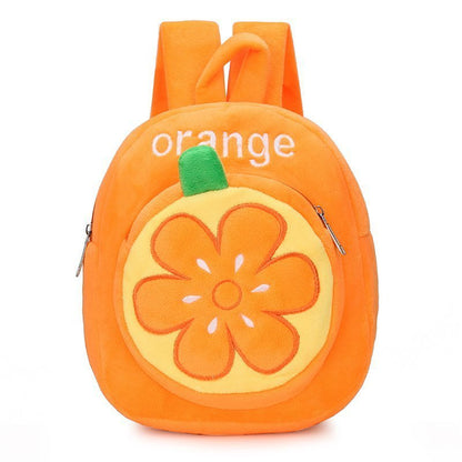 plush leisure double shoulder kindergarten school bag