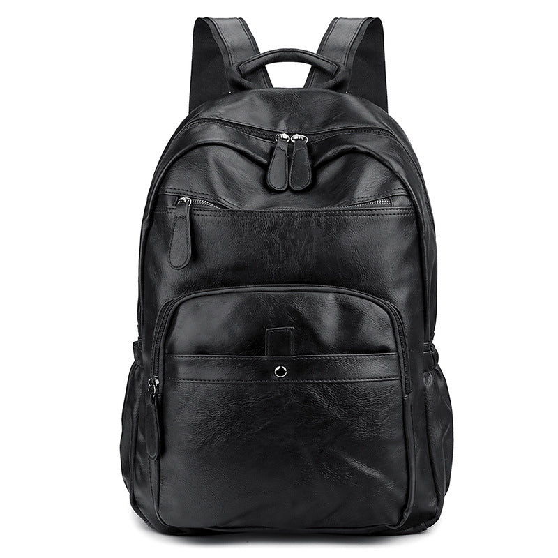 new bag simulation leather backpack soft leather large capacity fashion backpack backpack casual simple one shoulder