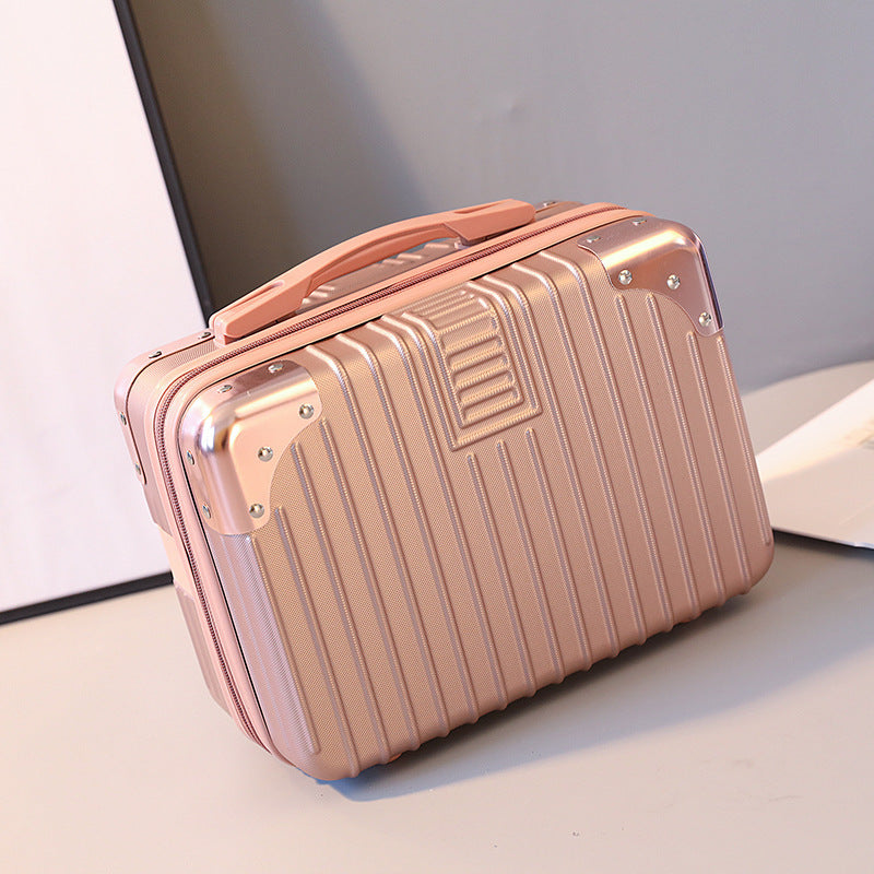 portable suitcase female small 14 inch mmakeup box