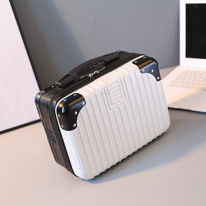 portable suitcase female small 14 inch mmakeup box