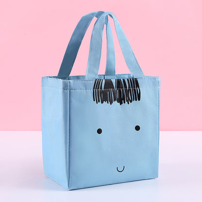 Creative Cartoon Oxford Cloth Portable Insulated Lunch Bag