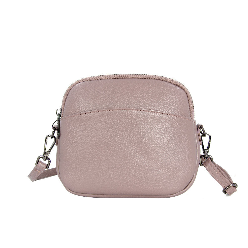 female shell bag new soft leather suede cowhide all match fashion one shoulder messenger bag mini bag