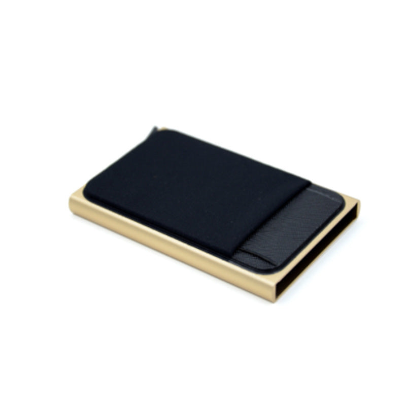 automatic pop up business card case anti rfid card case