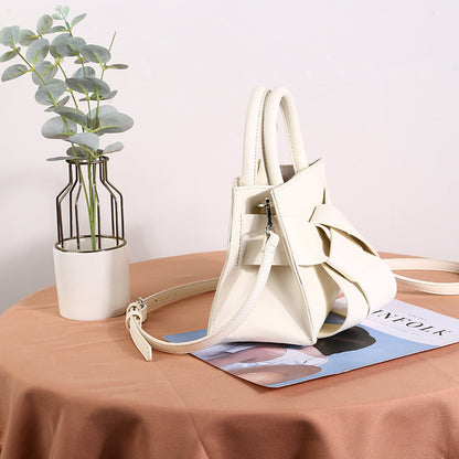 Niche Design Knotted Simple Female Bag Portable Small Square Bag New Fashion All-Match Single Shoulder Messenger Bag