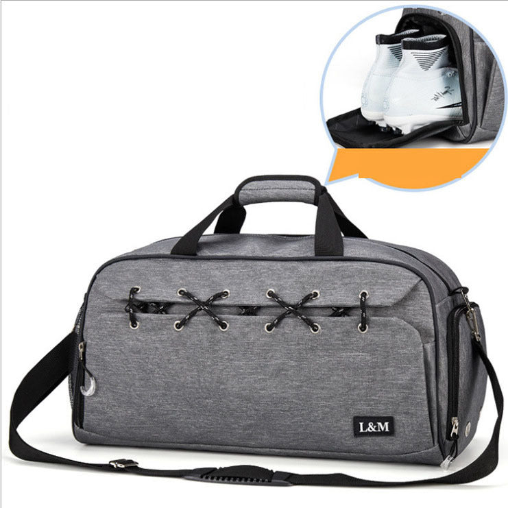 sports gym bag travel duffel bag with shoes compartment and dry wet separation layer for men women outdoor climbing fitness yoga