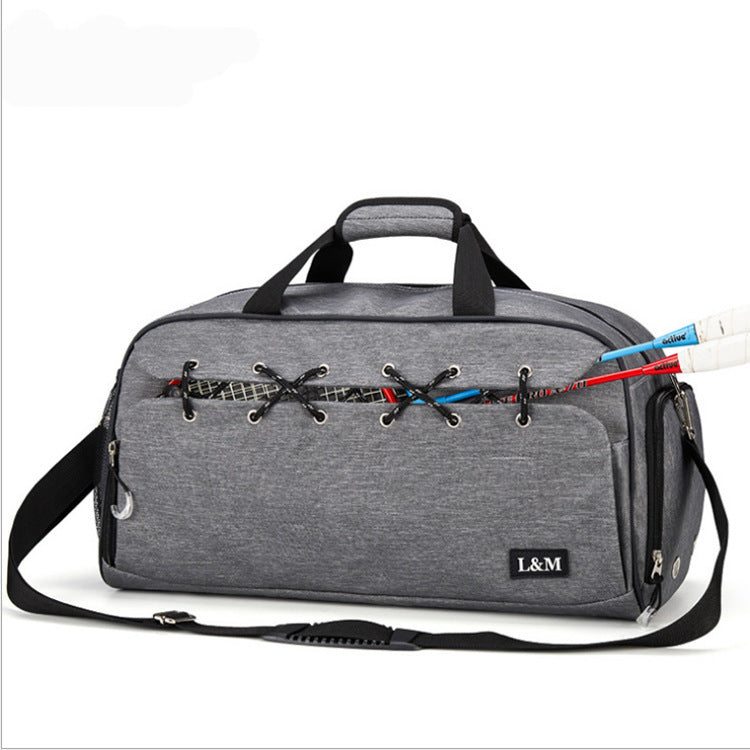 sports gym bag travel duffel bag with shoes compartment and dry wet separation layer for men women outdoor climbing fitness yoga