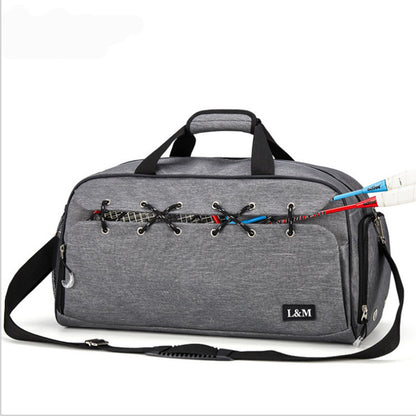 sports gym bag travel duffel bag with shoes compartment and dry wet separation layer for men women outdoor climbing fitness yoga