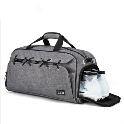 sports gym bag travel duffel bag with shoes compartment and dry wet separation layer for men women outdoor climbing fitness yoga