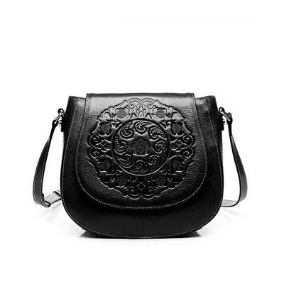 retro head leather shoulder bag slant across womens bag womens leather