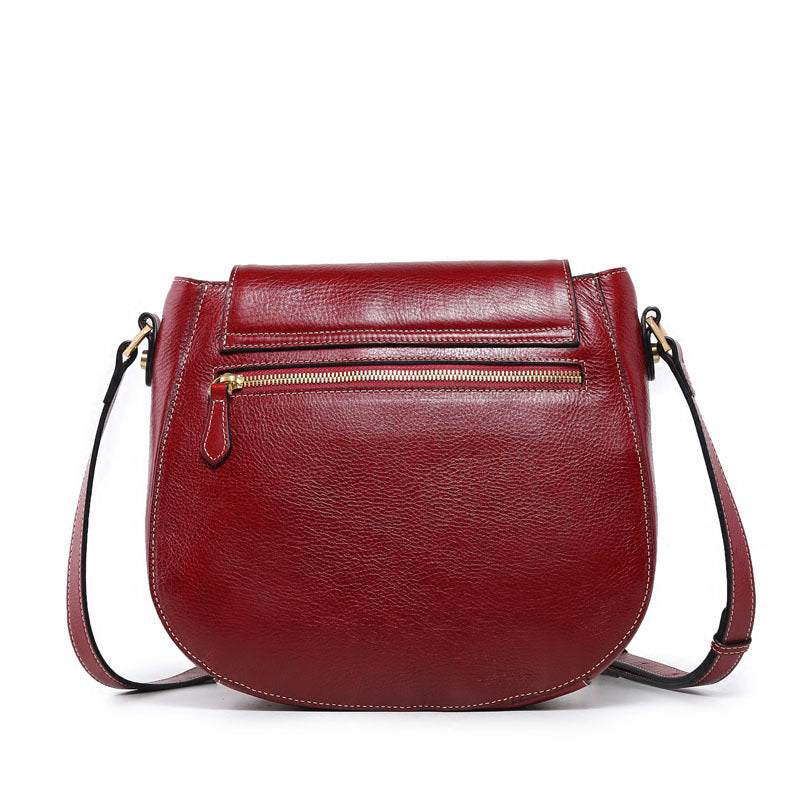 retro head leather shoulder bag slant across womens bag womens leather