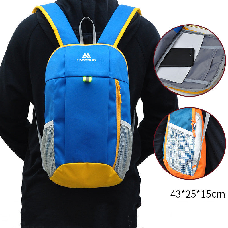 outdoor sports backpack multi functional mountaineering bag leisure small school bag for men women and children