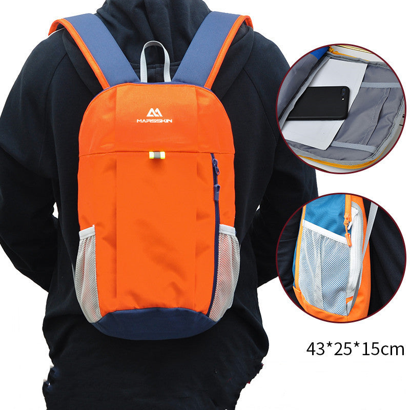 outdoor sports backpack multi functional mountaineering bag leisure small school bag for men women and children