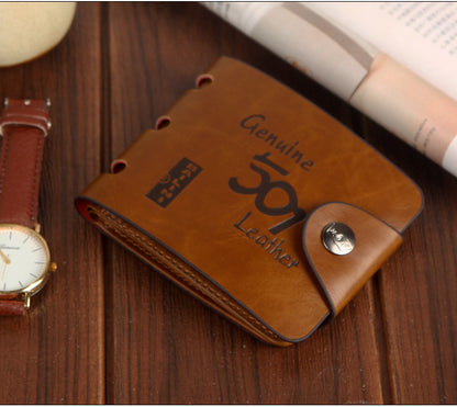 mens short wallet vintage hunter wallet