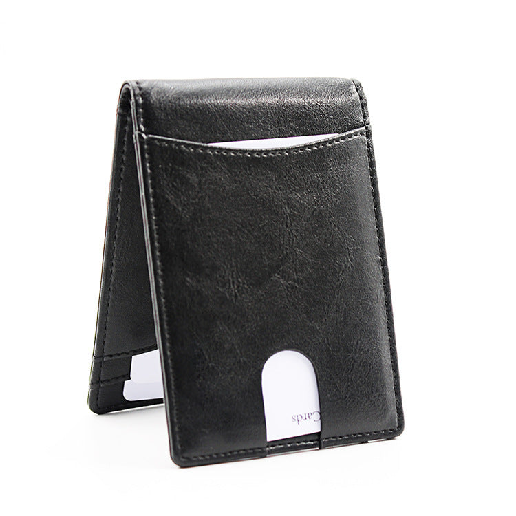 anti theft cowhide mens wallet