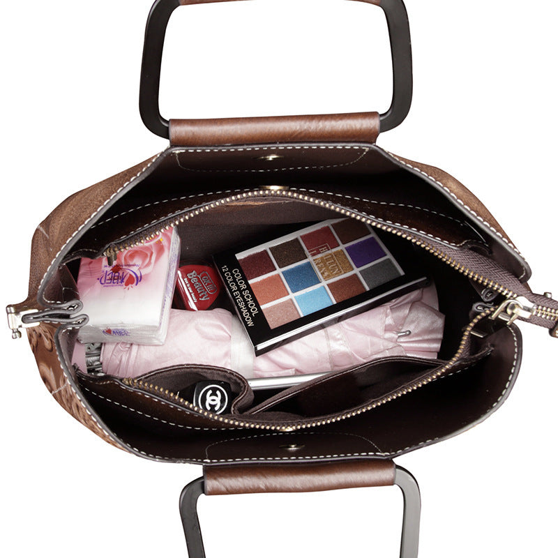 genuine leather handbags fashion messenger bags cowhide handbags
