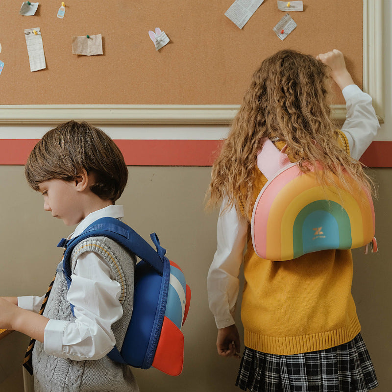 kindergarten childrens schoolbags are lightweight and lightweight