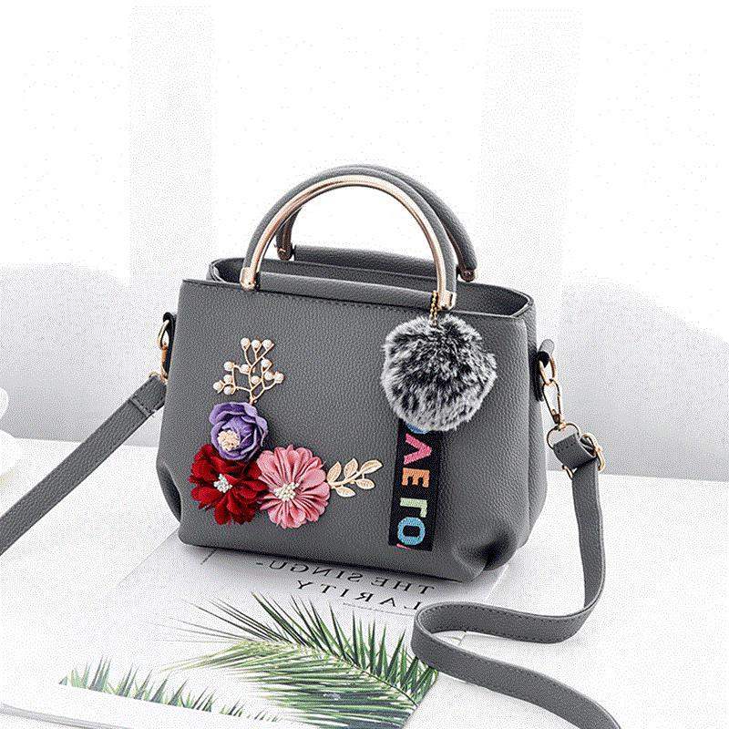 shoulder bag women tattoo flower handbags new flower hand ladies bags