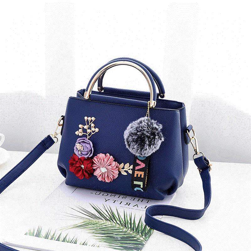 shoulder bag women tattoo flower handbags new flower hand ladies bags