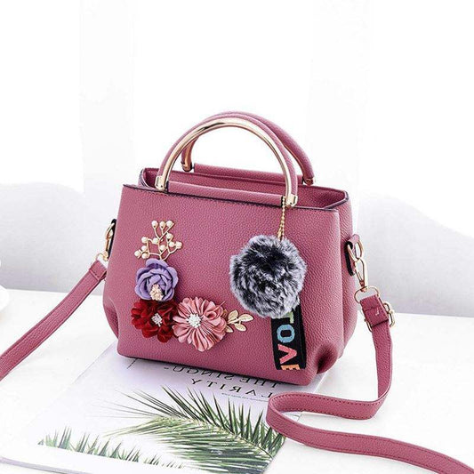 shoulder bag women tattoo flower handbags new flower hand ladies bags