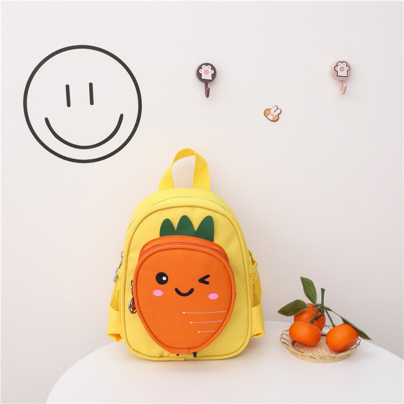 new korean childrens backpack cartoon dinosaur boys and girls small school bag kindergarten anti lost backpack