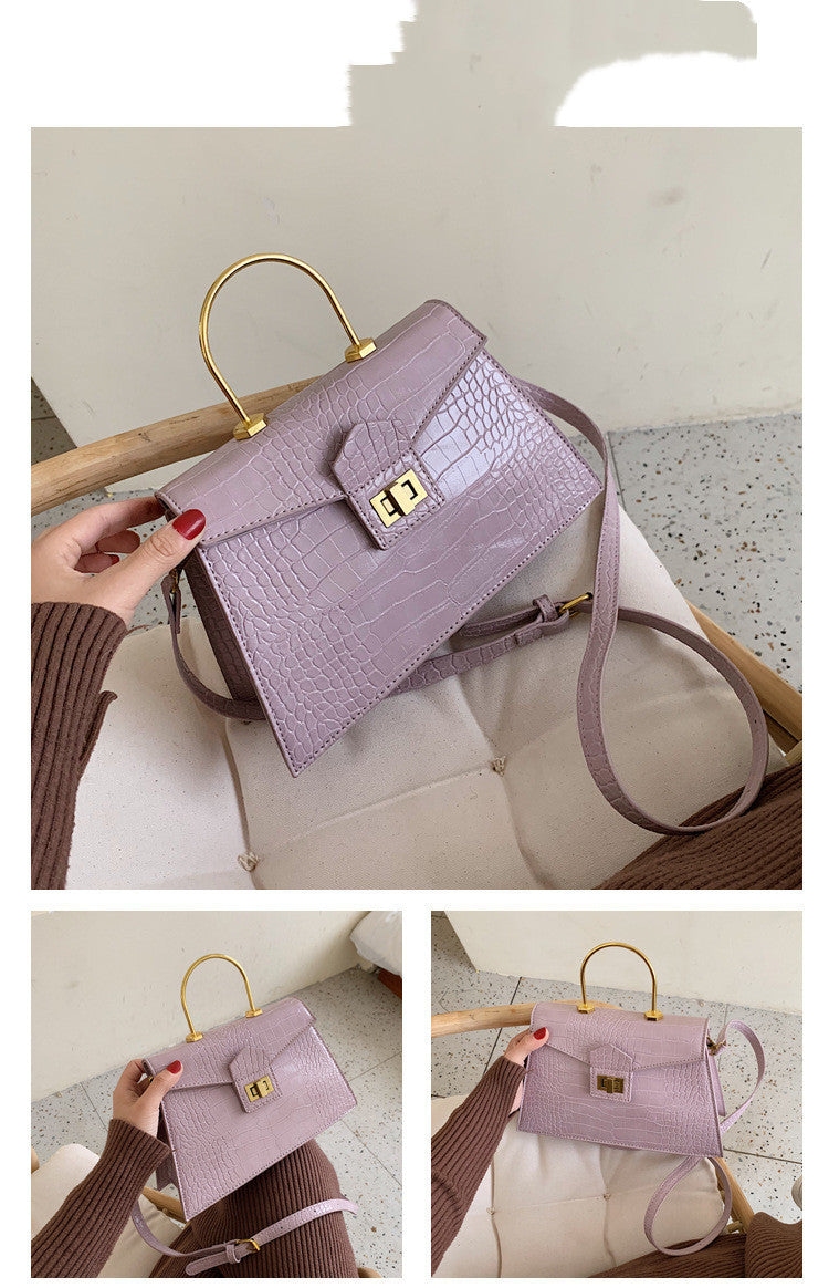 autumn and winter new trendy fashion wild one shoulder portable messenger small square bag