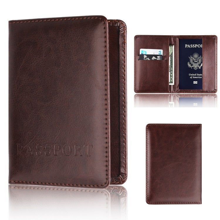 passport holder leather ticket holder high end passport book