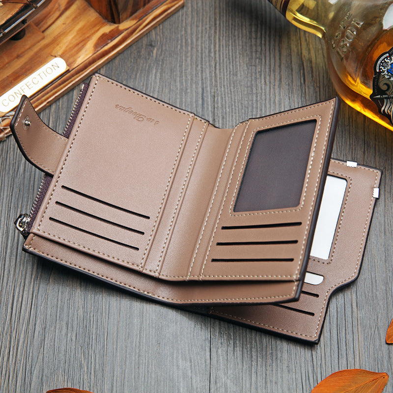 korean casual mens wallet