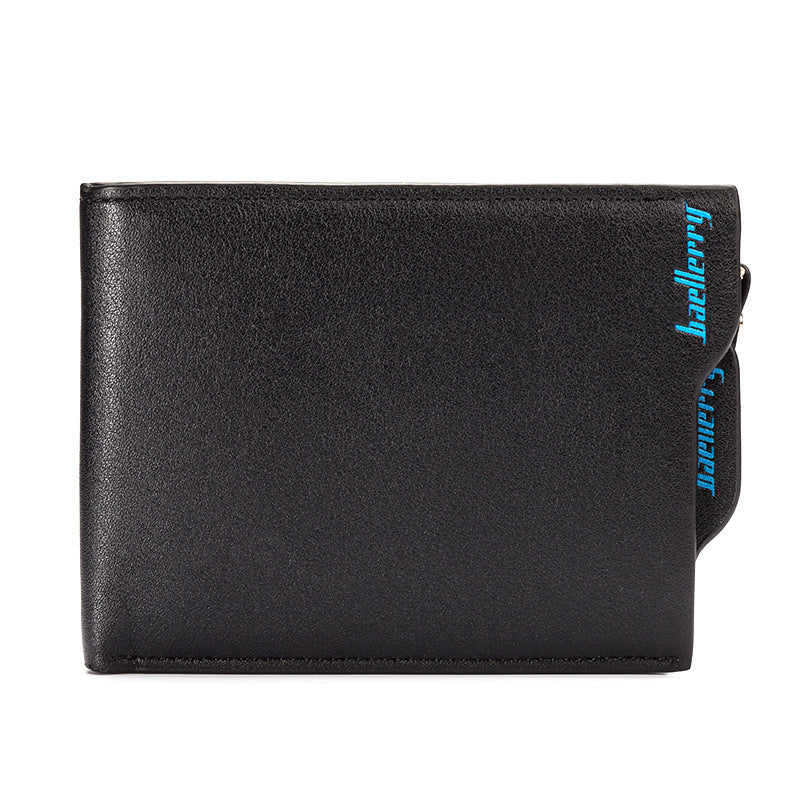 mens multifunction card zipper short wallet