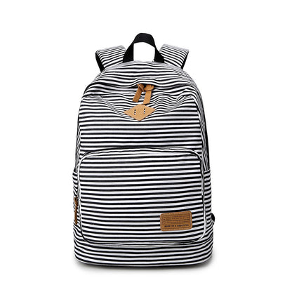 middle school student school bag navy wind casual female bag backpack