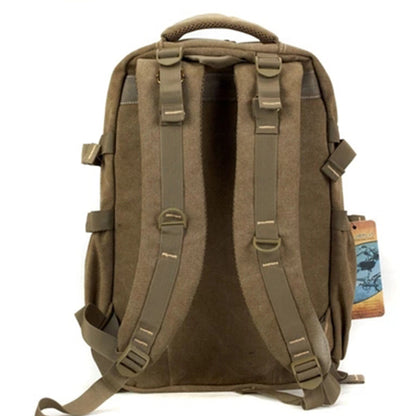 mens cotton canvas backpack