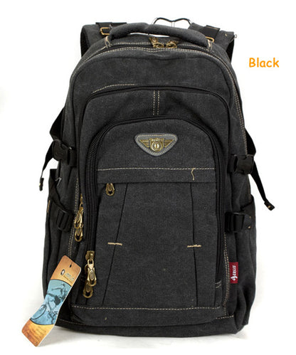 mens cotton canvas backpack