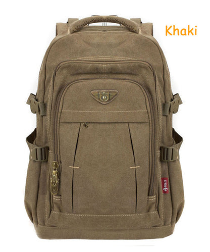 mens cotton canvas backpack