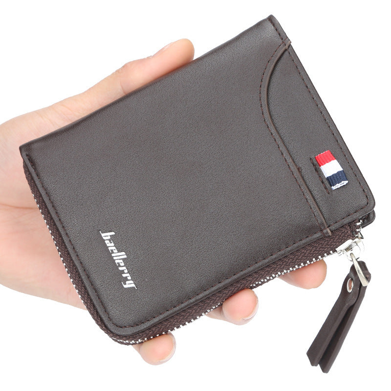 mens zipper wallet drivers license card case mens wallet