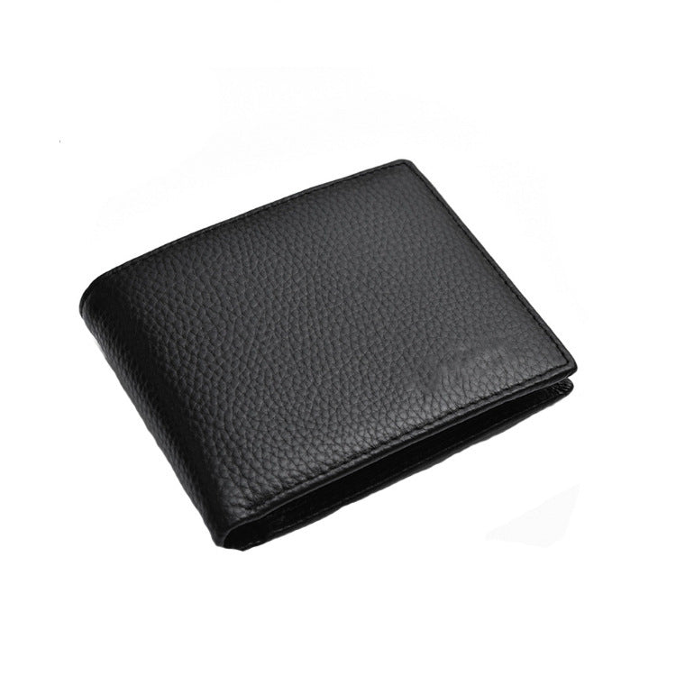 the first layer of cowhide short wallet ultra thin wallet card holder