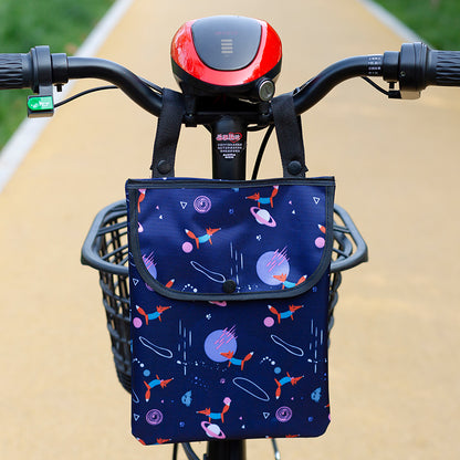 scooter storage bag handle bag front waterproof mobile phone bag bicycle storage storage bag