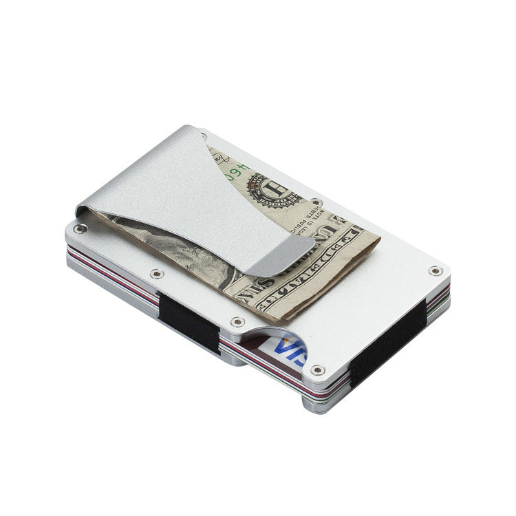 carbon fiber wallet aluminum alloy bank card holder