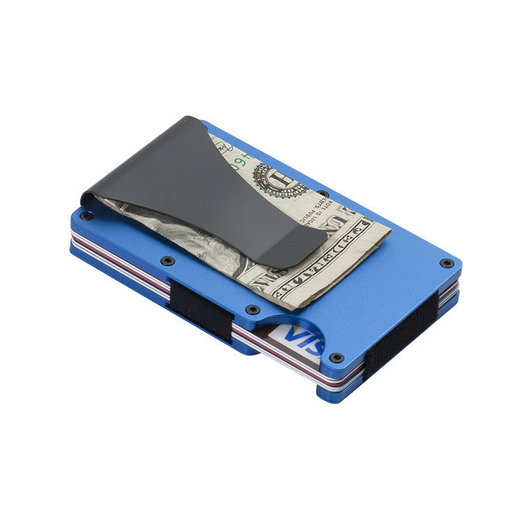 carbon fiber wallet aluminum alloy bank card holder