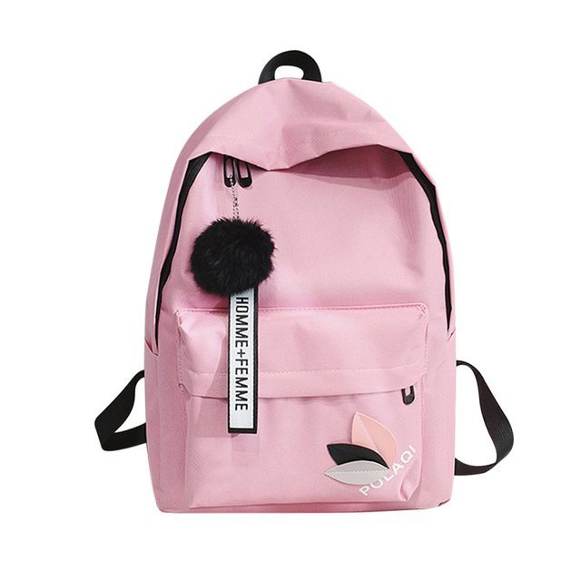 high quality womens canvas backpack school bag for girls