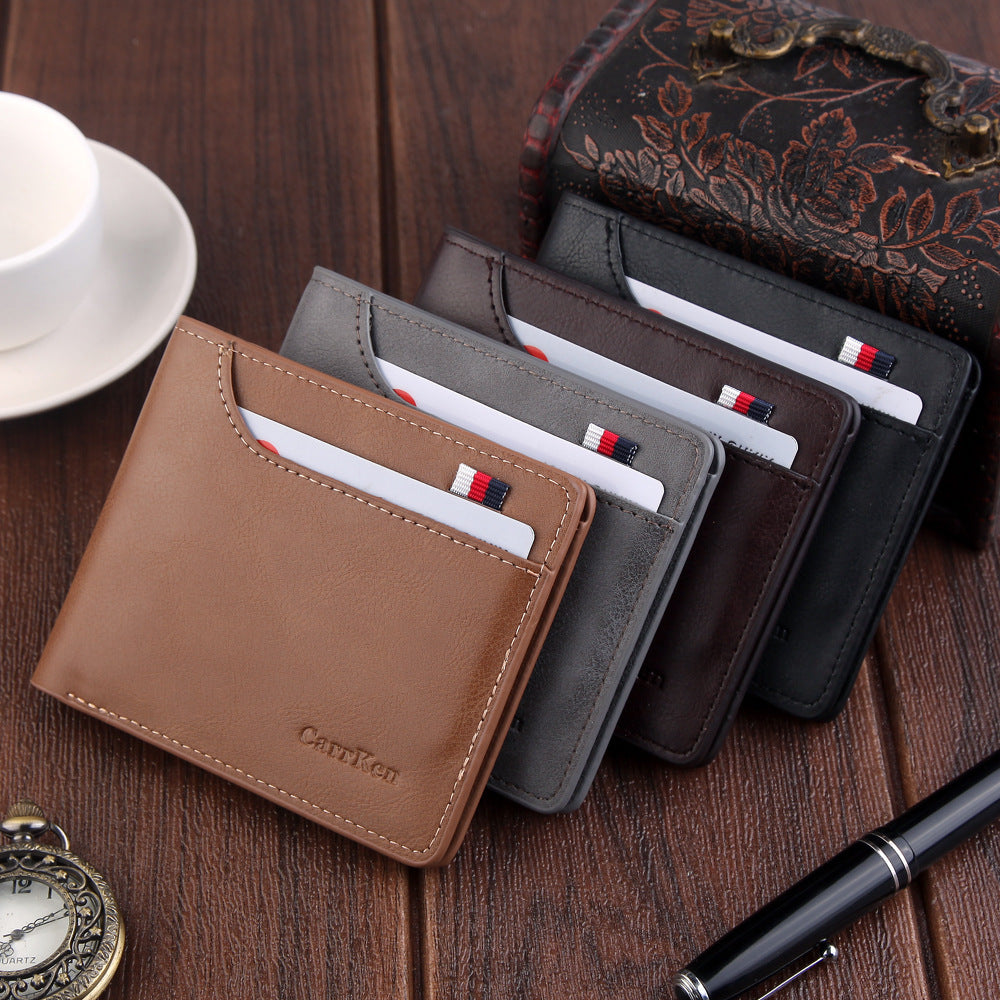 new retro mens short wallet customization