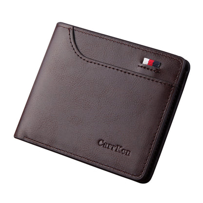 new retro mens short wallet customization