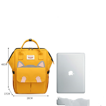 backpack trend cat ear girl backpack middle school student high school student school bag large capacity computer backpack