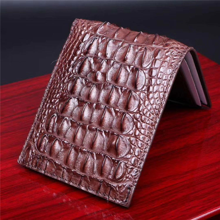 leather short large banknotes multi card position leather clutch small wallet bag