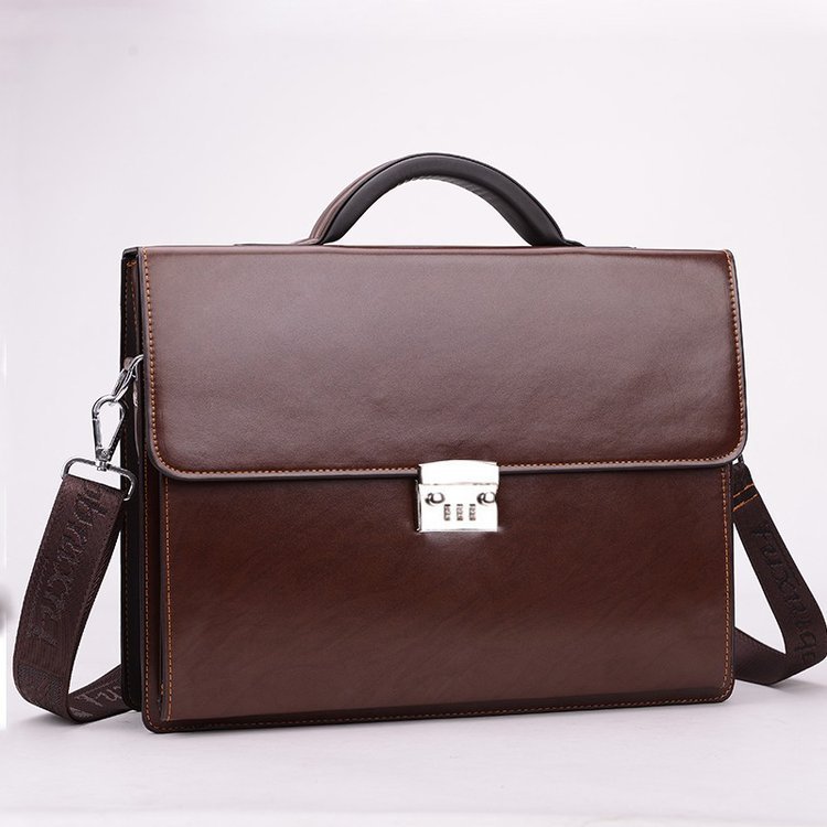 mens business briefcase with portable code