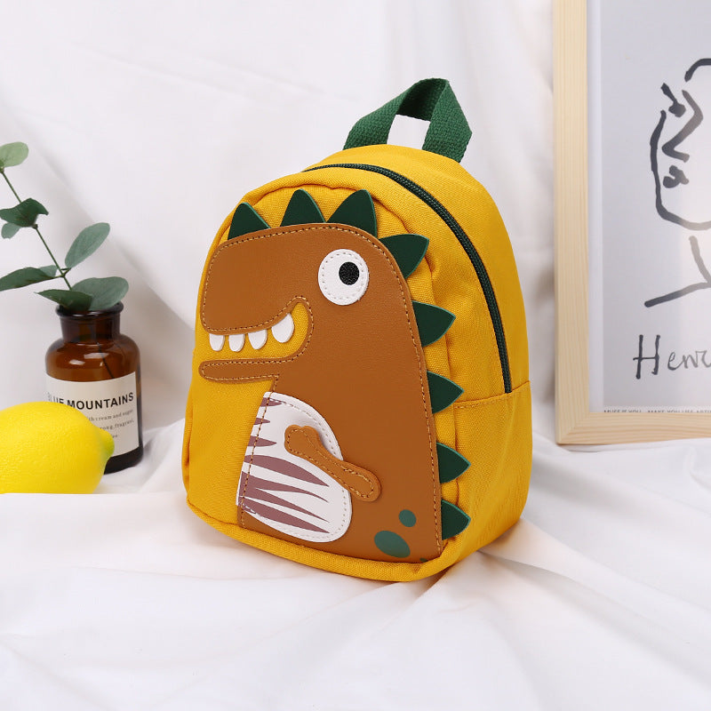 non slip wear resistant cartoon cute dinosaur childrens small backpack