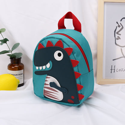 non slip wear resistant cartoon cute dinosaur childrens small backpack