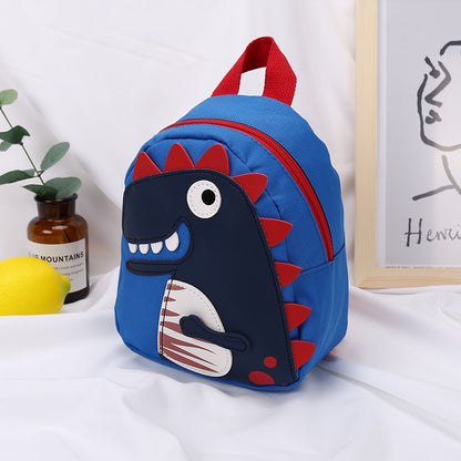 non slip wear resistant cartoon cute dinosaur childrens small backpack